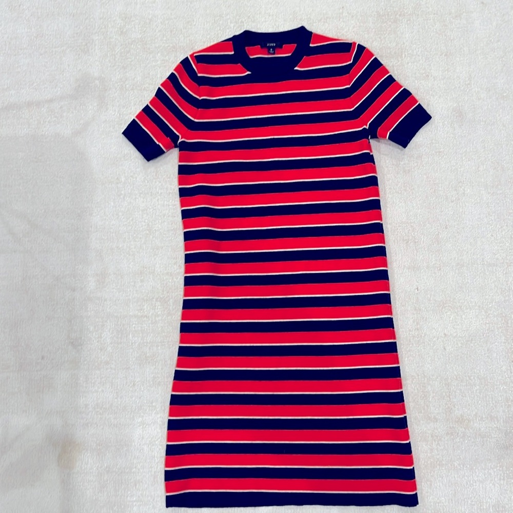 Striped Knit Dress by Jcrew
